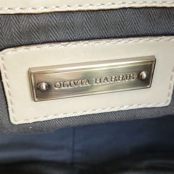 Olivia Harris Bone White Soft Sheep's Leather Shoulder Bag XL - Picture 11 of 13